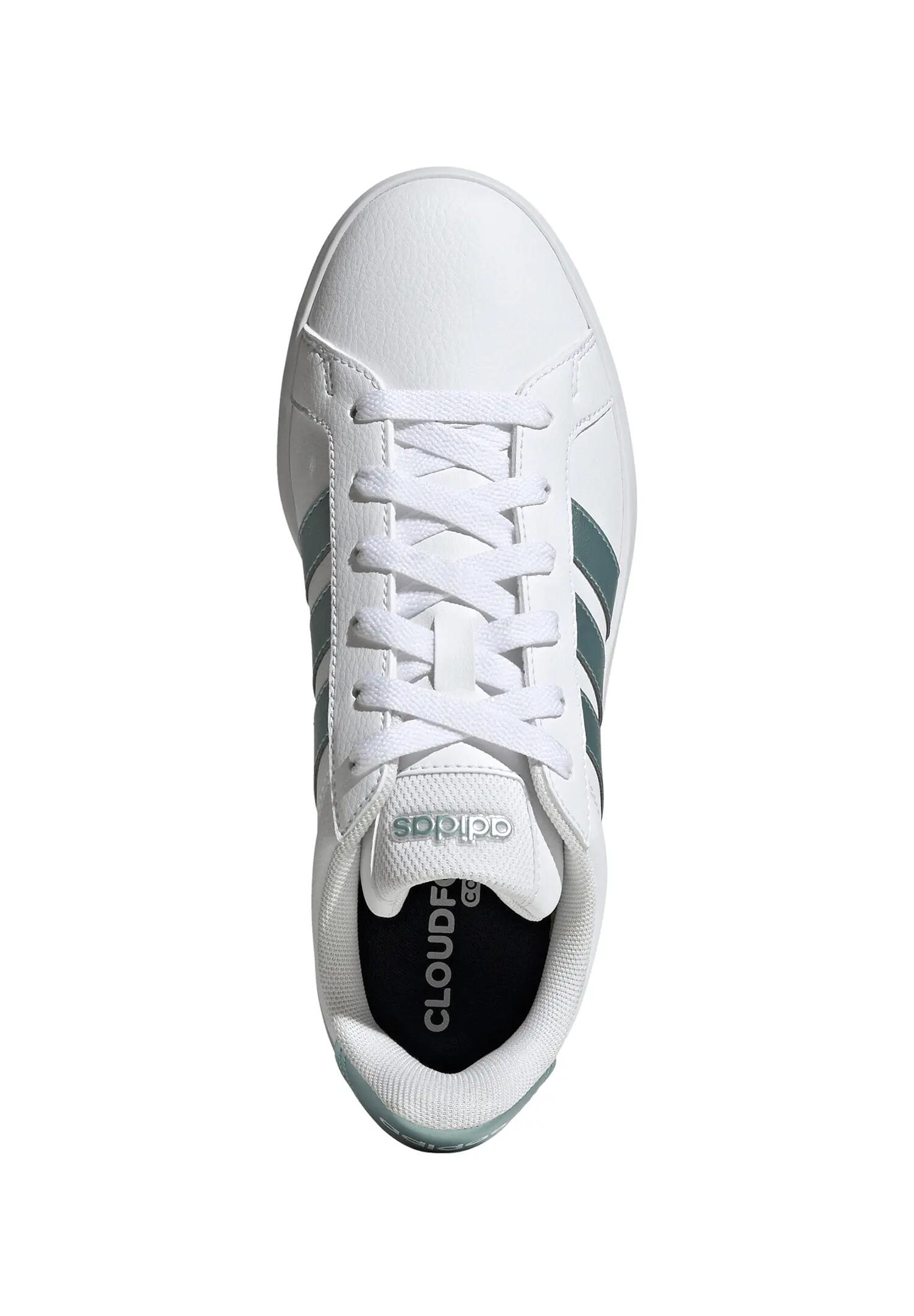 Adidas Damen Grand Court Base 3.0 Sneaker Freizeitschuh HQ0092 Wolkenweiß Grau 6/7