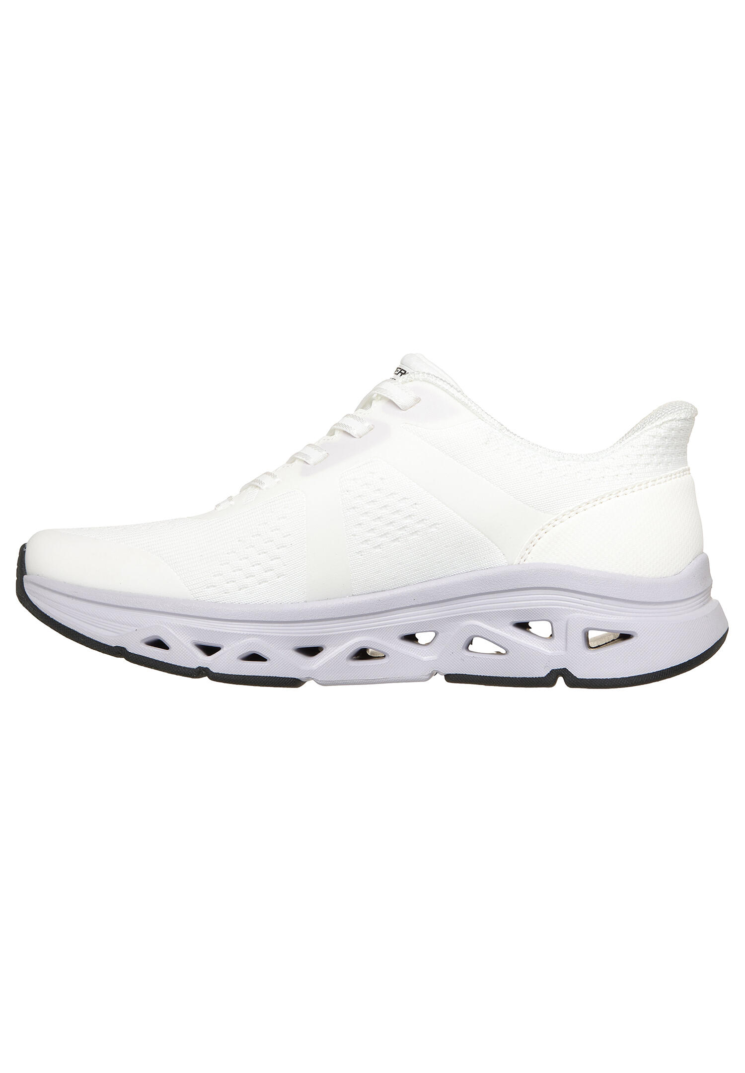 Skechers Damen Slip-ins BOBS Sport Arc Waves Sneaker 117863 WLV White Lavender 5/15