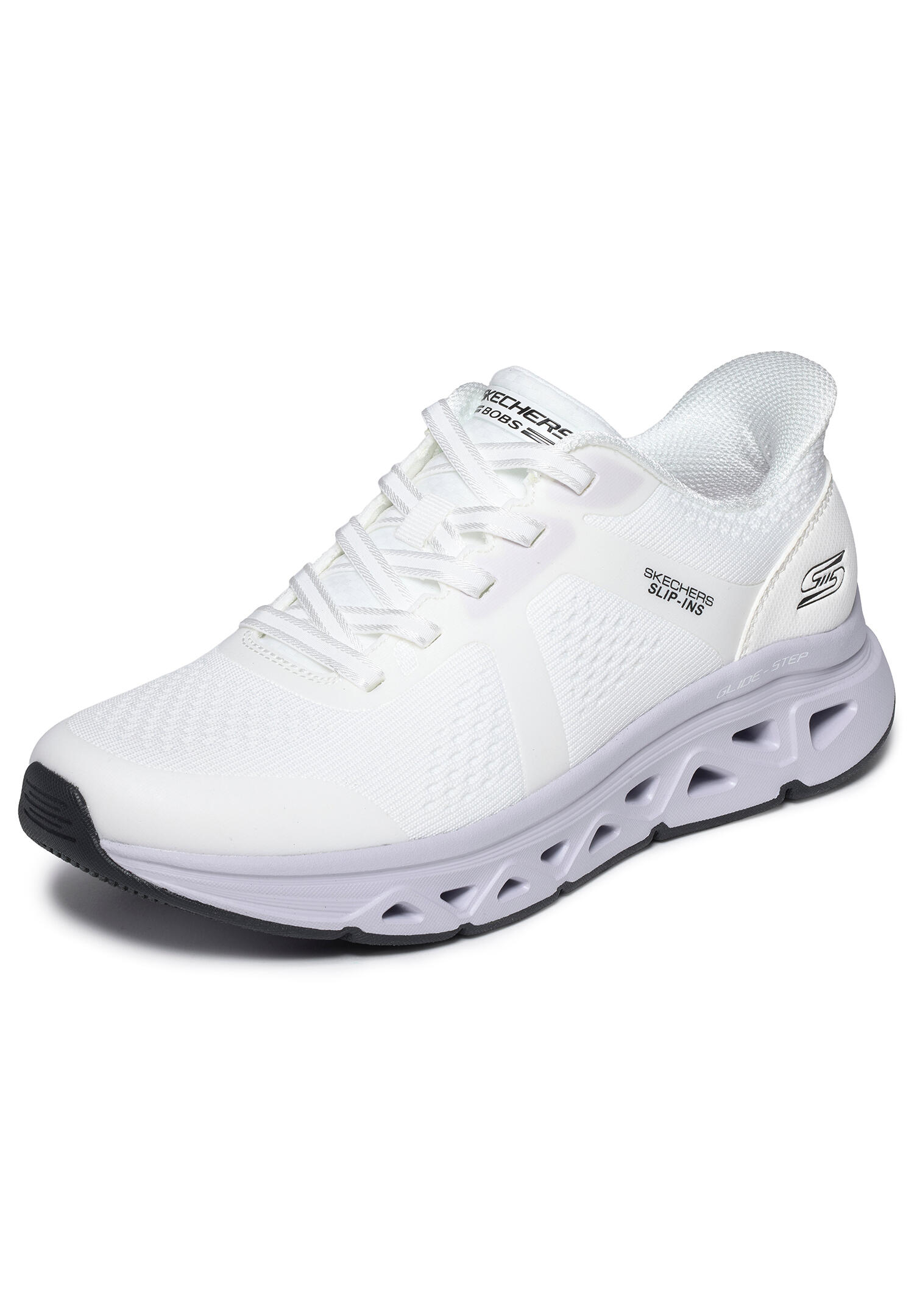 Skechers Damen Slip-ins BOBS Sport Arc Waves Sneaker 117863 WLV White Lavender 2/15