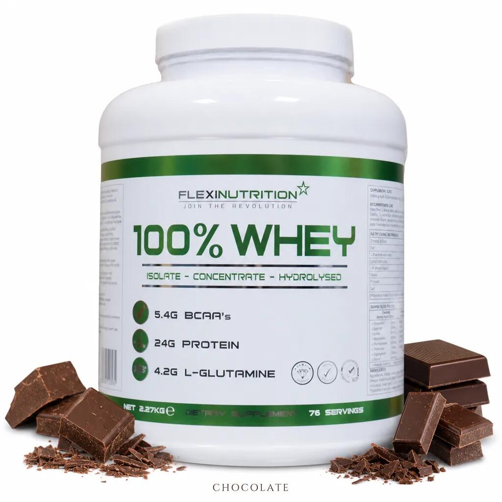 Flexi Nutrition 100% Whey Protein 2010g Chocolate