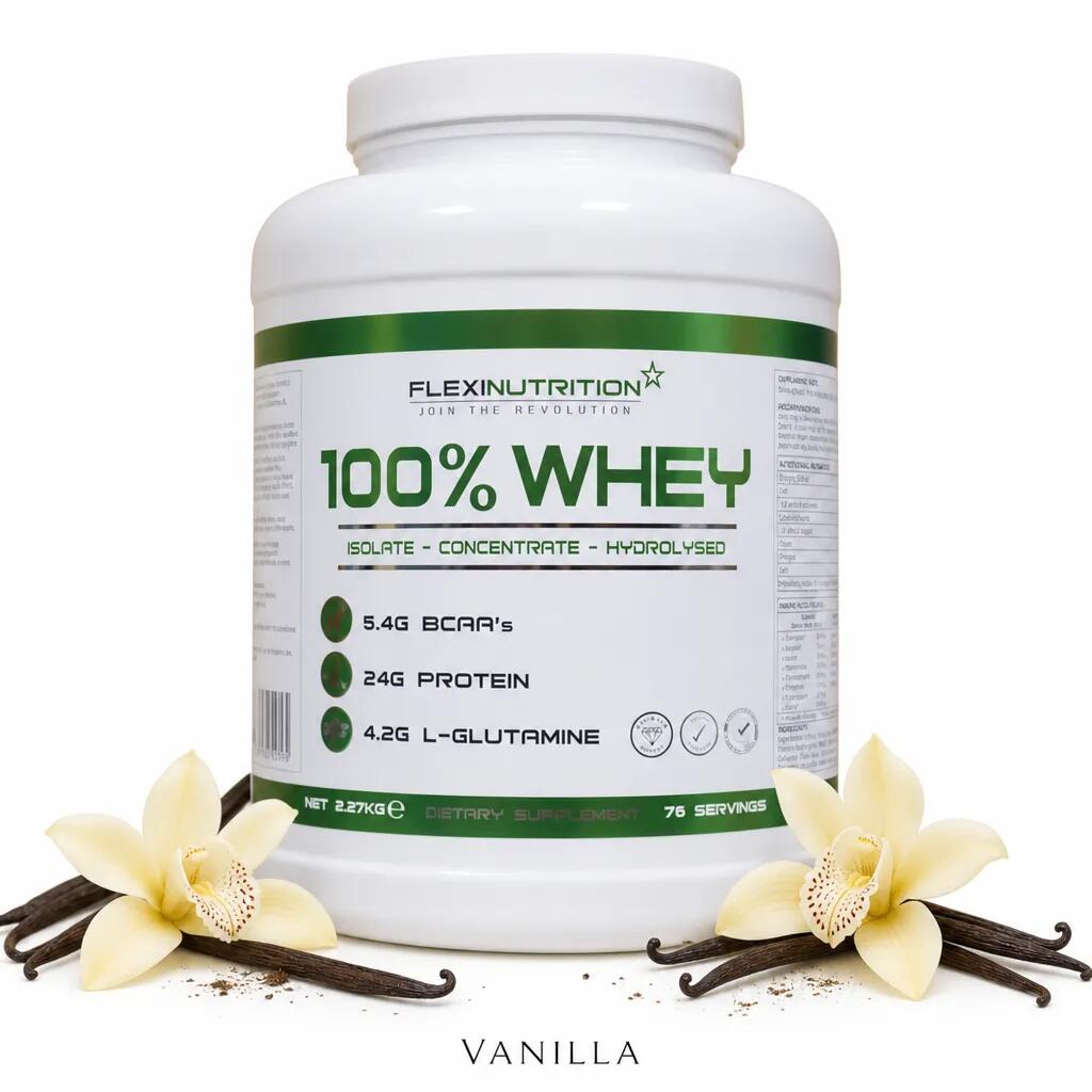 Flexi Nutrition 100% Whey Protein 2010g Vanilla