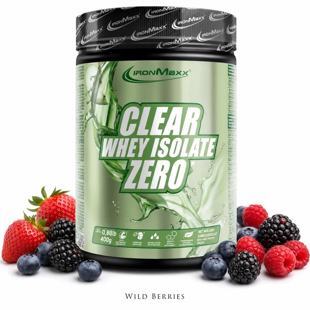 Ironmaxx Clear 100% Whey Isolate ZERO 400g Wild Berries