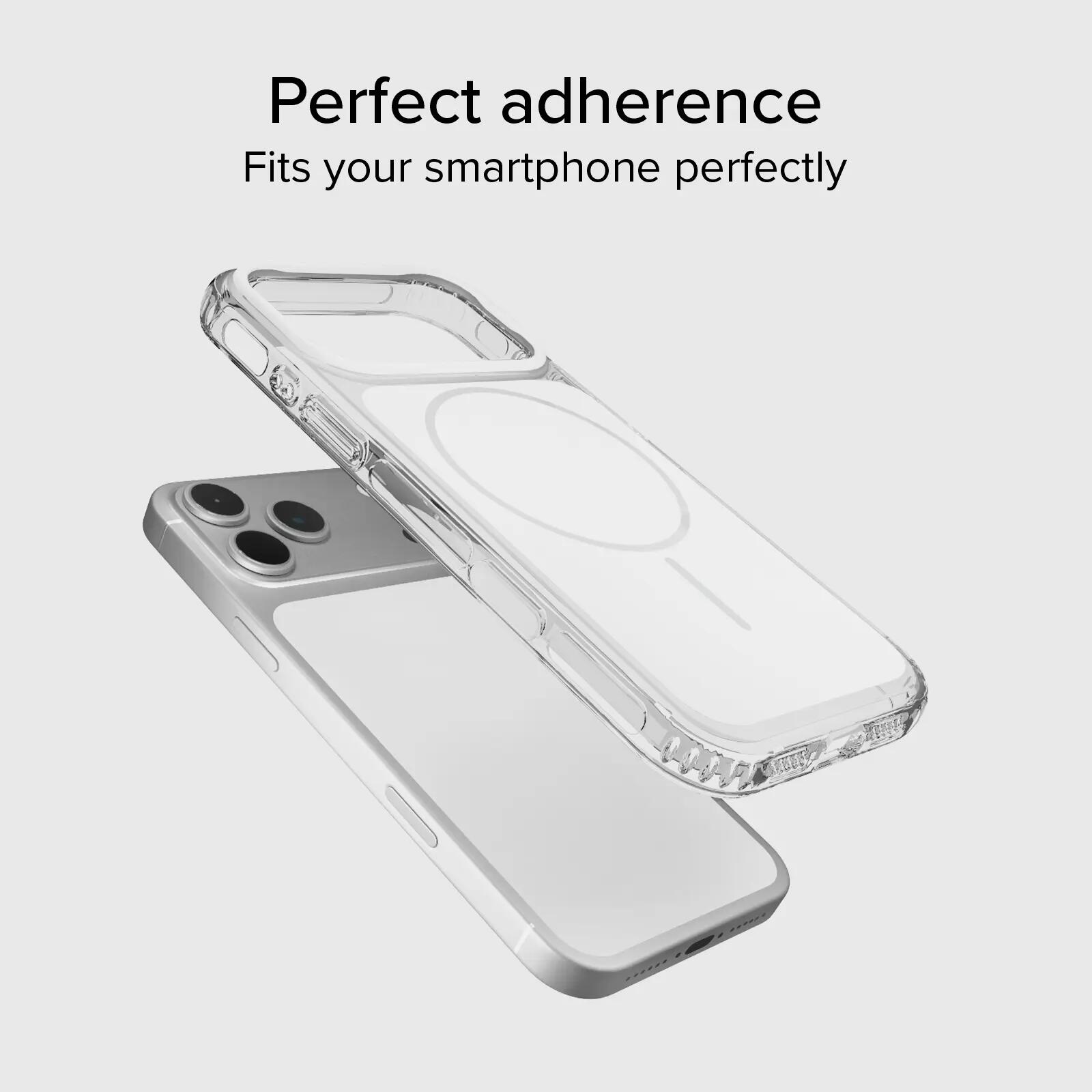 Cover magnetica compatibile con MagSafe con angoli antiurto per iPhone 17 Pro 3/7