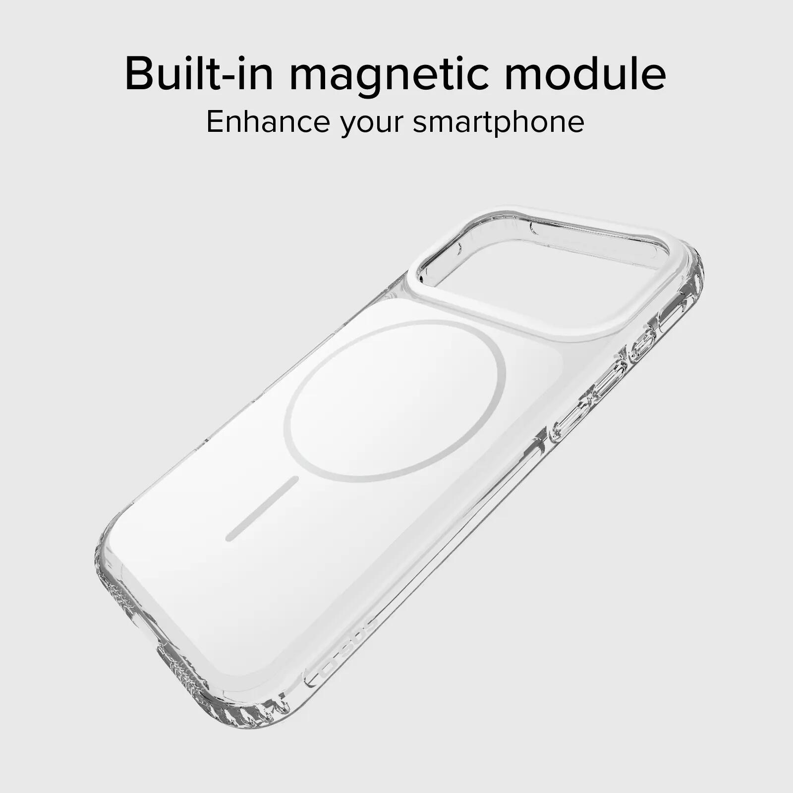 Cover magnetica compatibile con MagSafe con angoli antiurto per iPhone 17 Pro 2/7