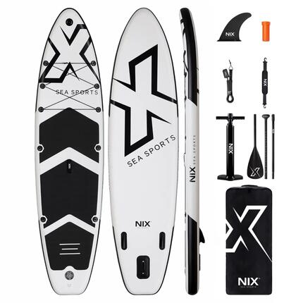 Pack stand up paddle gonflable 11" (335 x 84 x 15 cm), jusqu'à 159 kg, blanc
