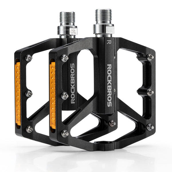 Bike Non-Slip Cycling Pedals Reflective 9/16''