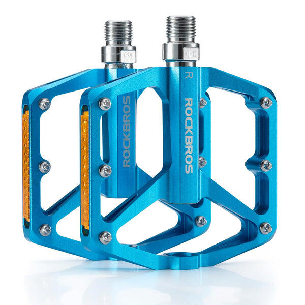 Bike Non-Slip Cycling Pedals Reflective 9/16''