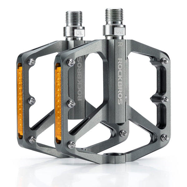 Bike Non-Slip Cycling Pedals Reflective 9/16''