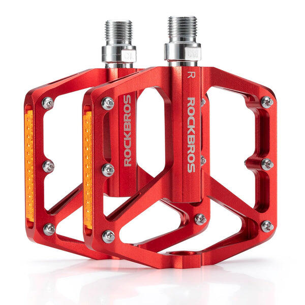 Bike Non-Slip Cycling Pedals Reflective 9/16''