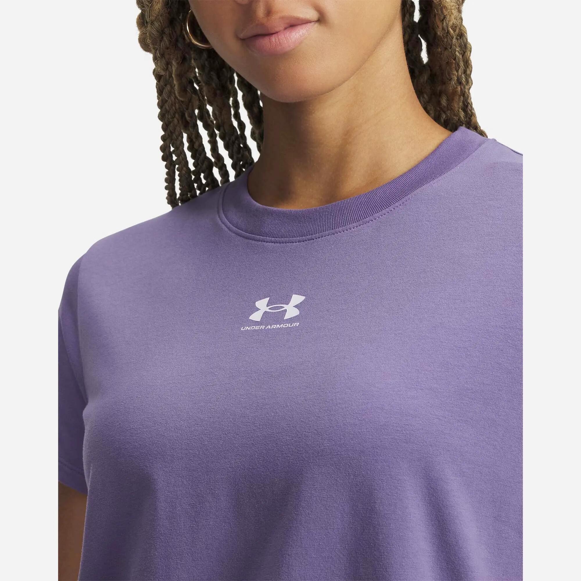 Koszulka Under Armour Ua Rival Core Ss Damskie 4/6