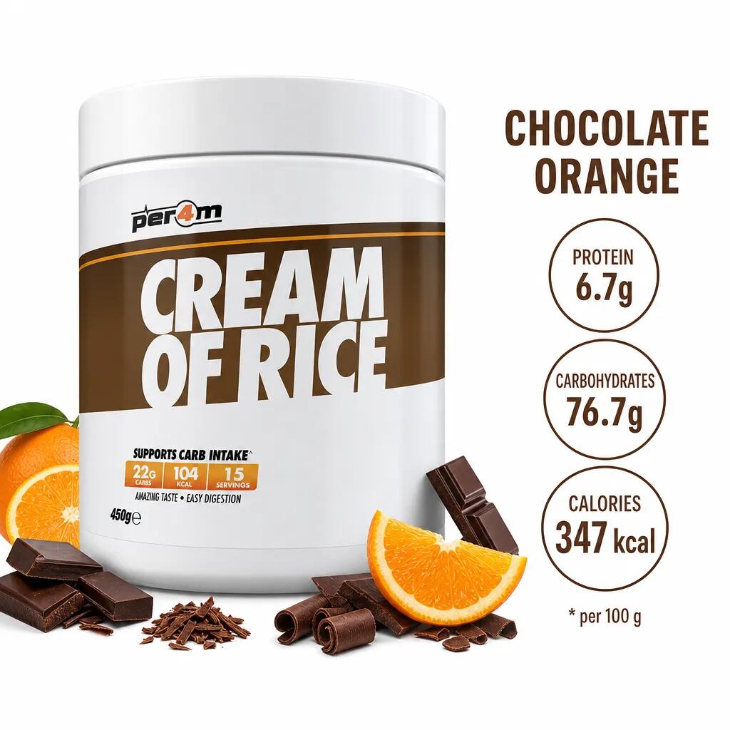 Per4m Cream of Rice 450g chocolate orange