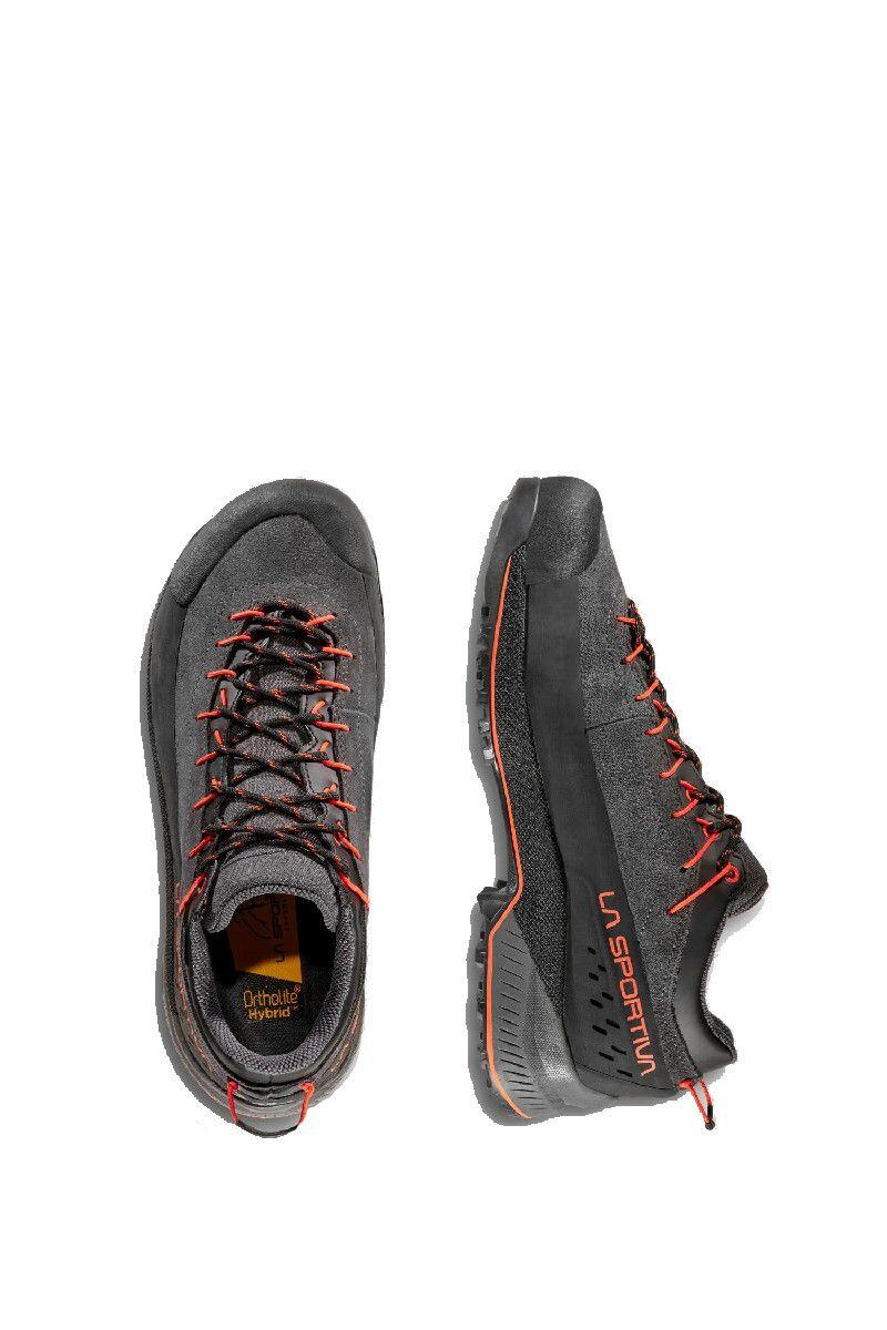 La Sportiva TX4 Evo GTX Approach Schuh Carbon/Cherry Tomato GORE-TEX Vibram 4/7