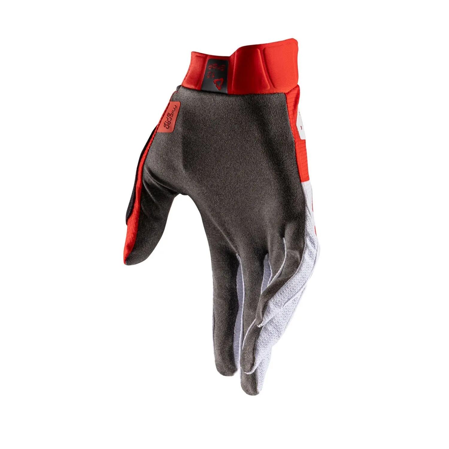 Leatt 1.0 GripR Guantes Largos Rojo/Gris 6/7
