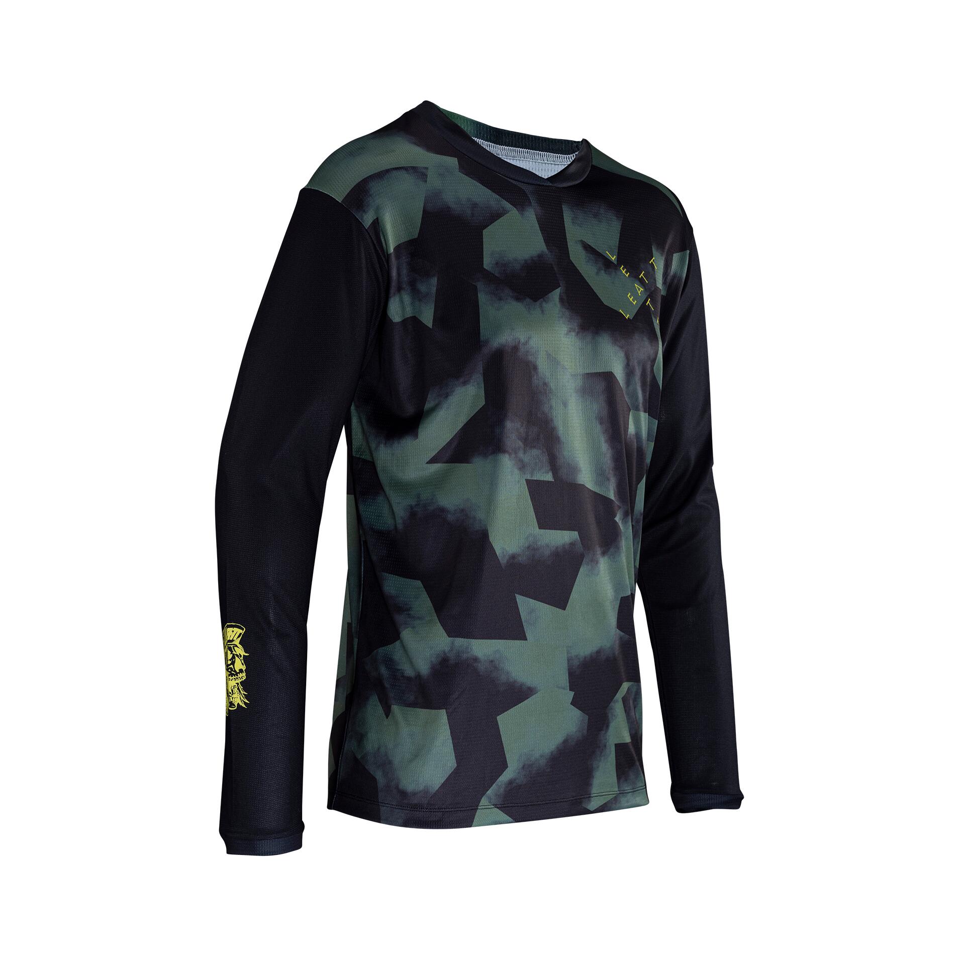 Leatt MTB Gravity 4.0 Junior's long sleeve Jersey Spinach -2024 S 7/7