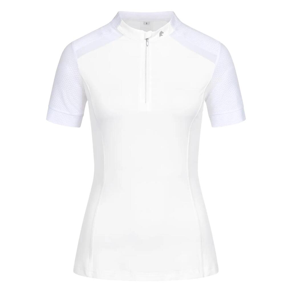 Women's technical zipped riding polo ELT Nancy