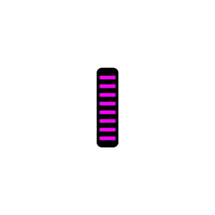 RRP Proguard front cable tie with sticker standard magenta