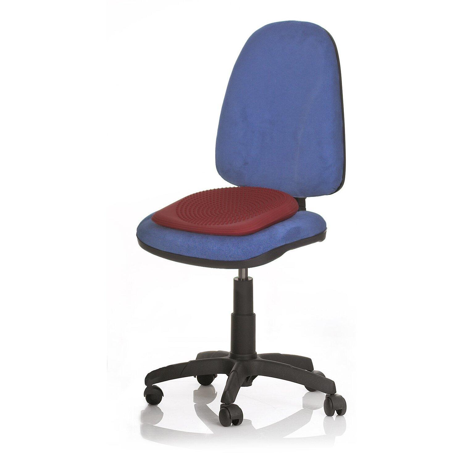 Dynair Keil Ballkissen Premium, Rosso Sanfte Gymnastik Unisex 3/4