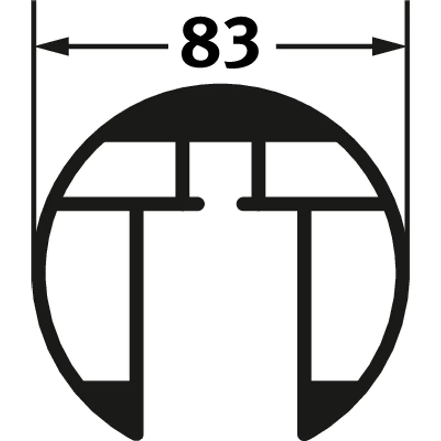 Volleyballpfosten ø 83 mm Mit Spindelspannvorrichtung Volleyball Unisex 5/6