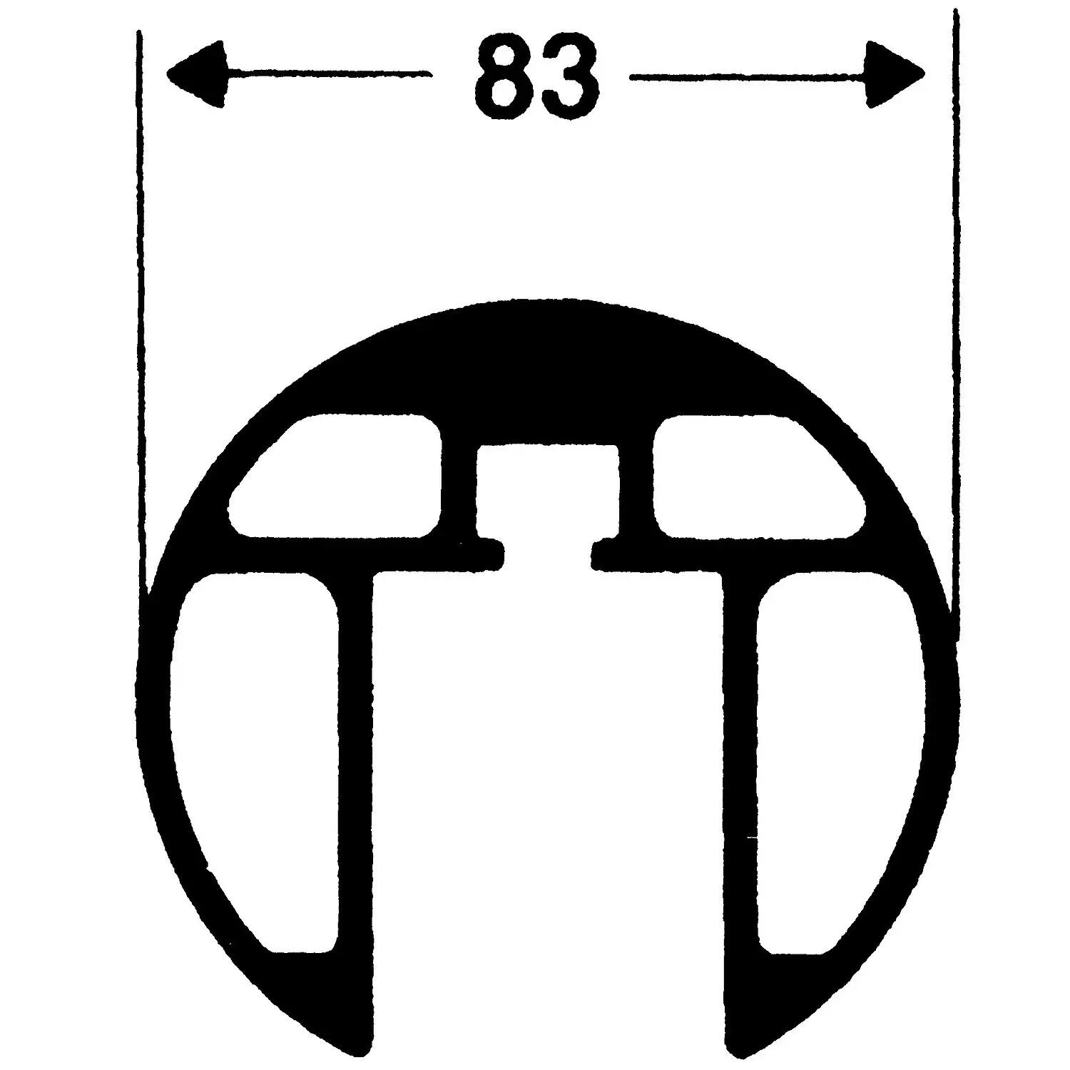 Volleyballpfosten ø 83 mm, DVV 2 Mit Spindelspannvorrichtung Volleyball Unisex 3/5