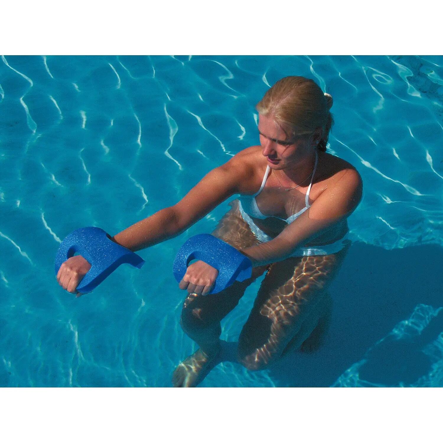 Gants Aqua Kickboxing Beco - Bleu électrique, mousse PE, paire 3/4