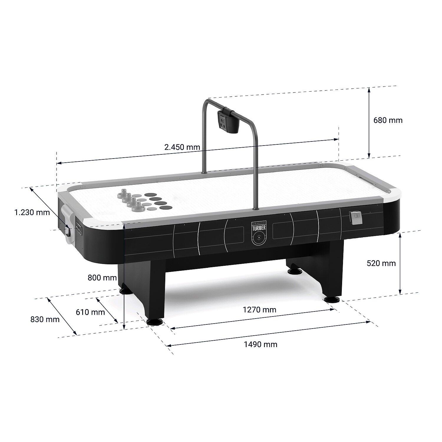Table de air hockey Tournoi 2.0, 8 ft Unisexe 5/6