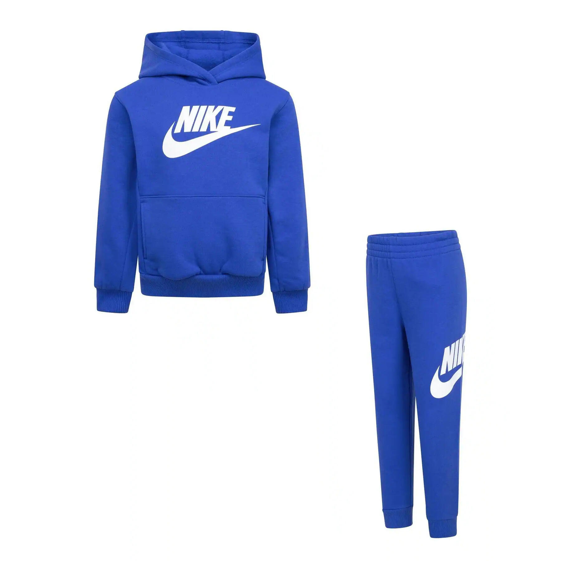 Nike Boys Logo Fleece Long-Sleeved Tracksuit Set
