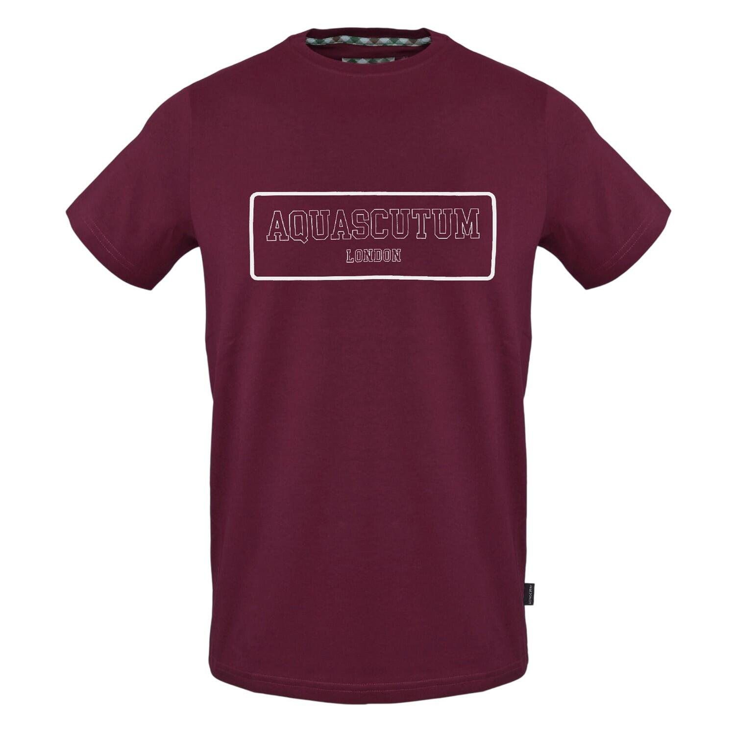 Aquascutum Mens Graphic Print Slim T-Shirt