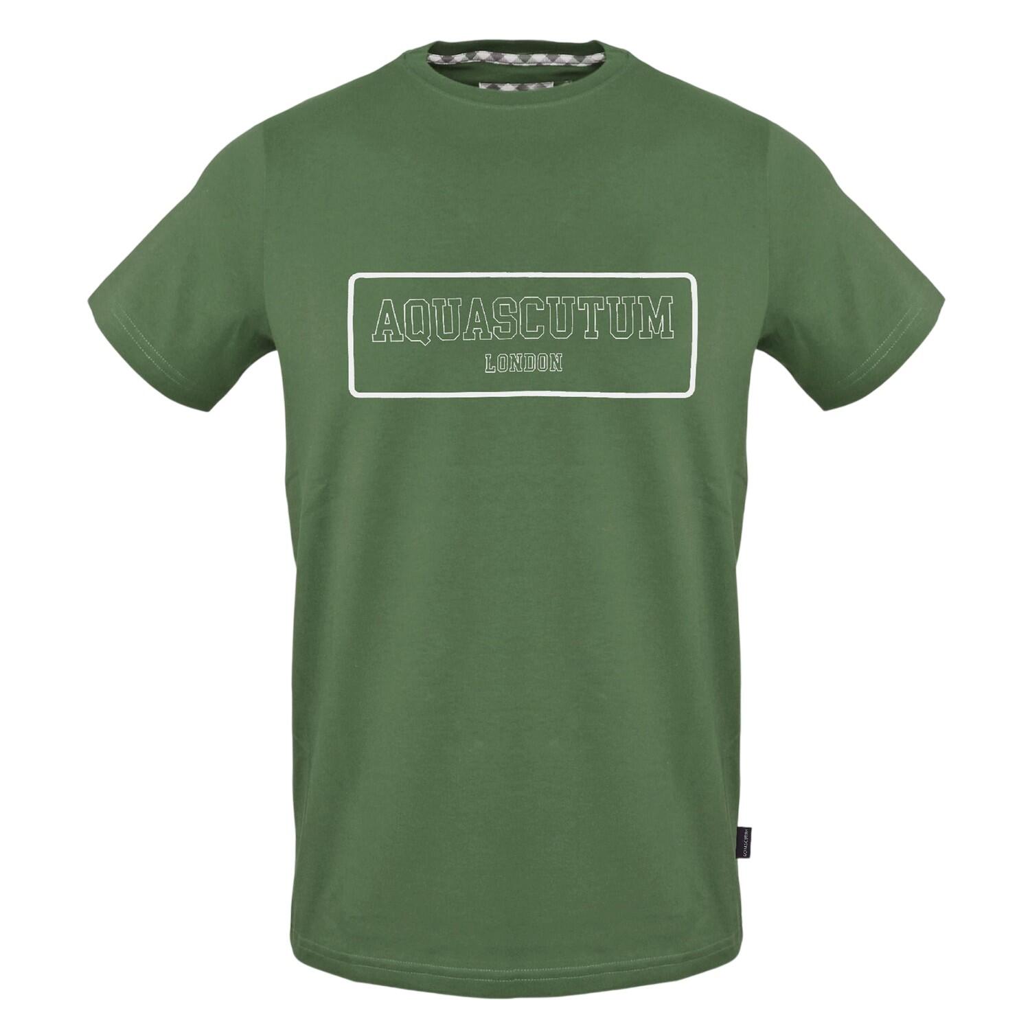 Aquascutum Mens Graphic Print Slim T-Shirt