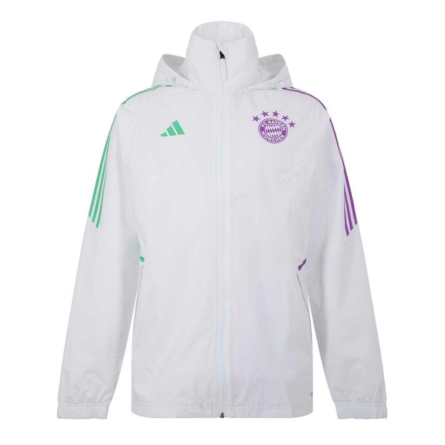 Adidas Mens FC Bayern Munich Waterproof Jacket