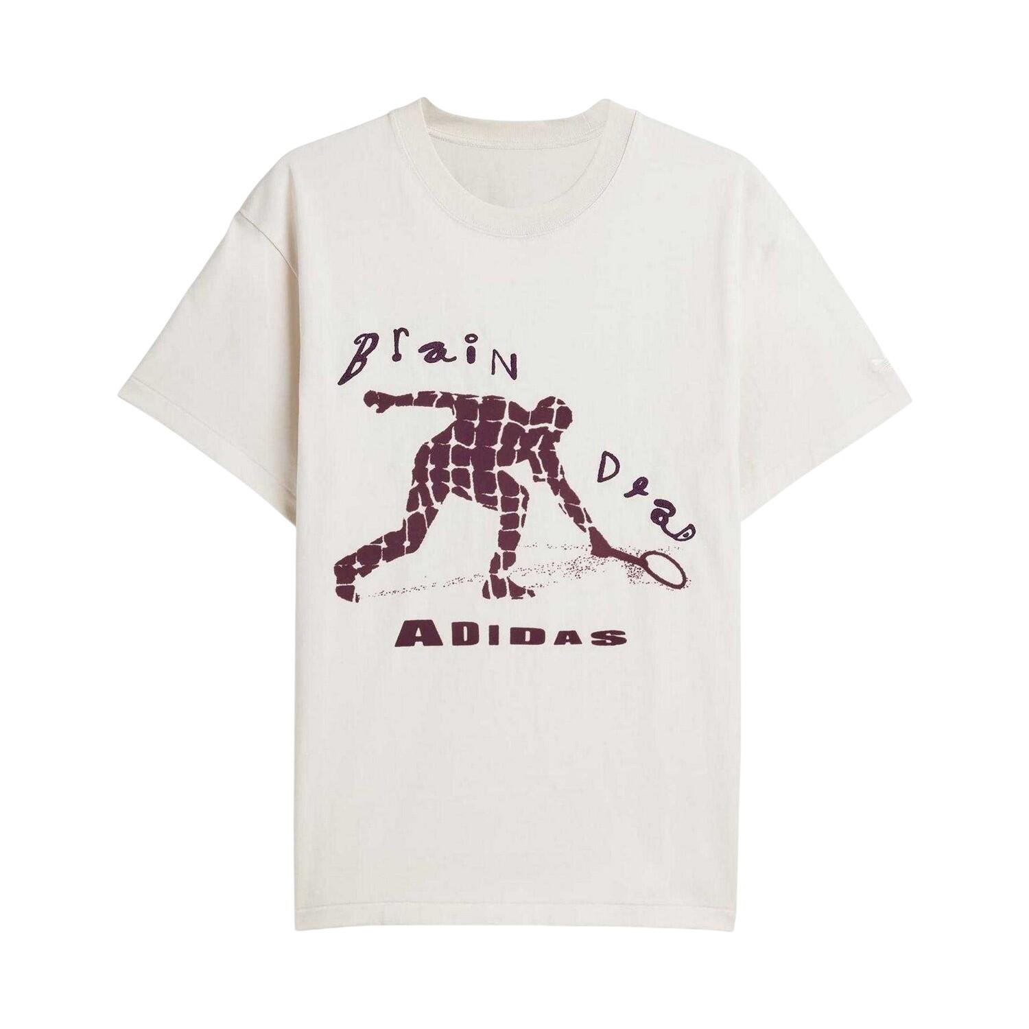 Adidas Mens Brain Dead Graphic Print T-Shirt