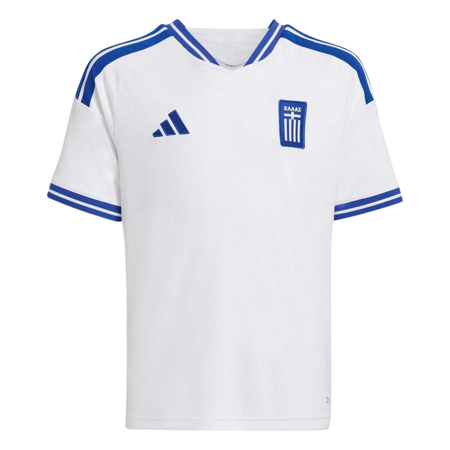 Adidas Childrens/Kids Greece Home 2026 Football Shirt