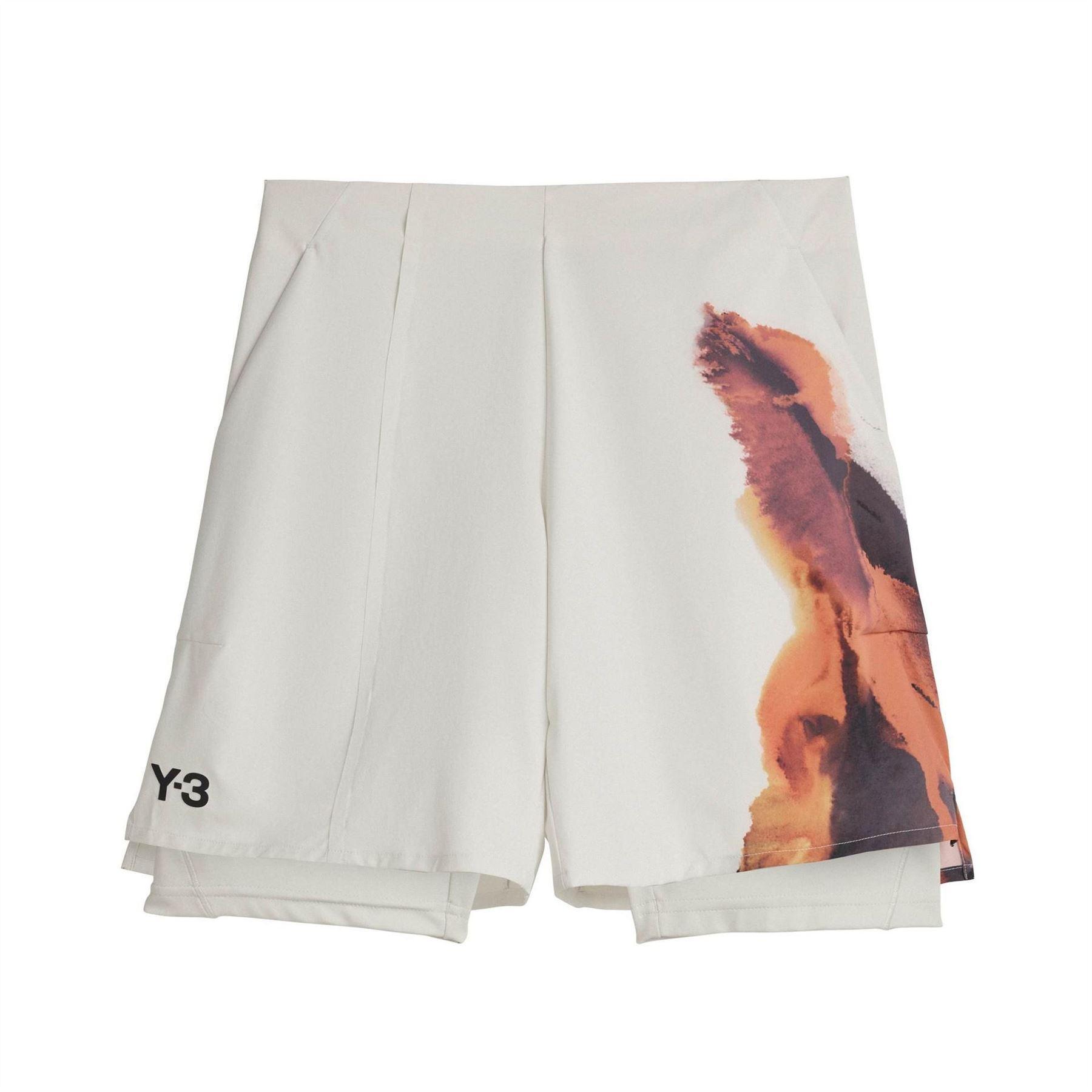 Y-3 Mens Logo Tennis Shorts