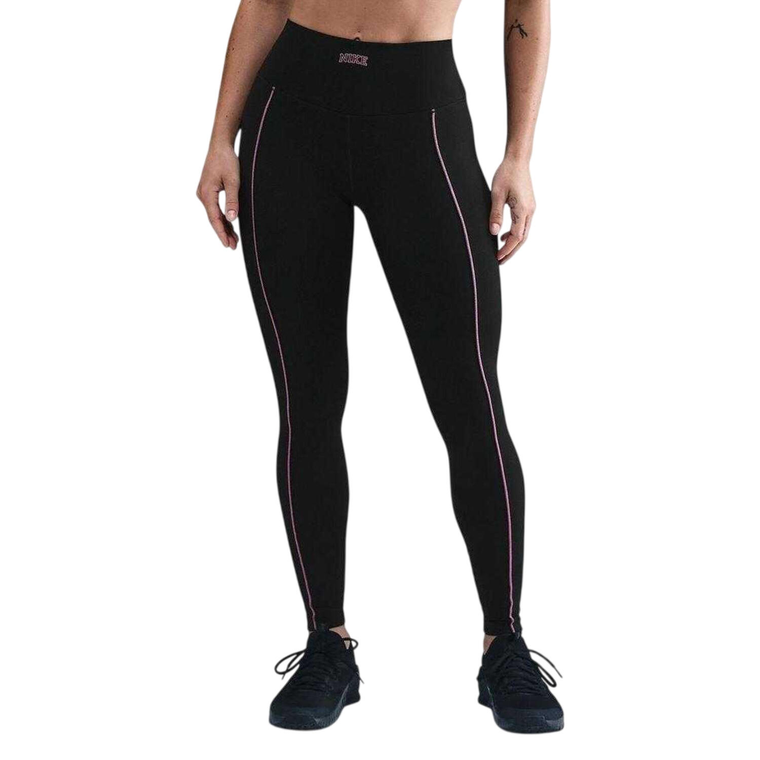 Nike Womens/Ladies Side Stripe High Waist Tights