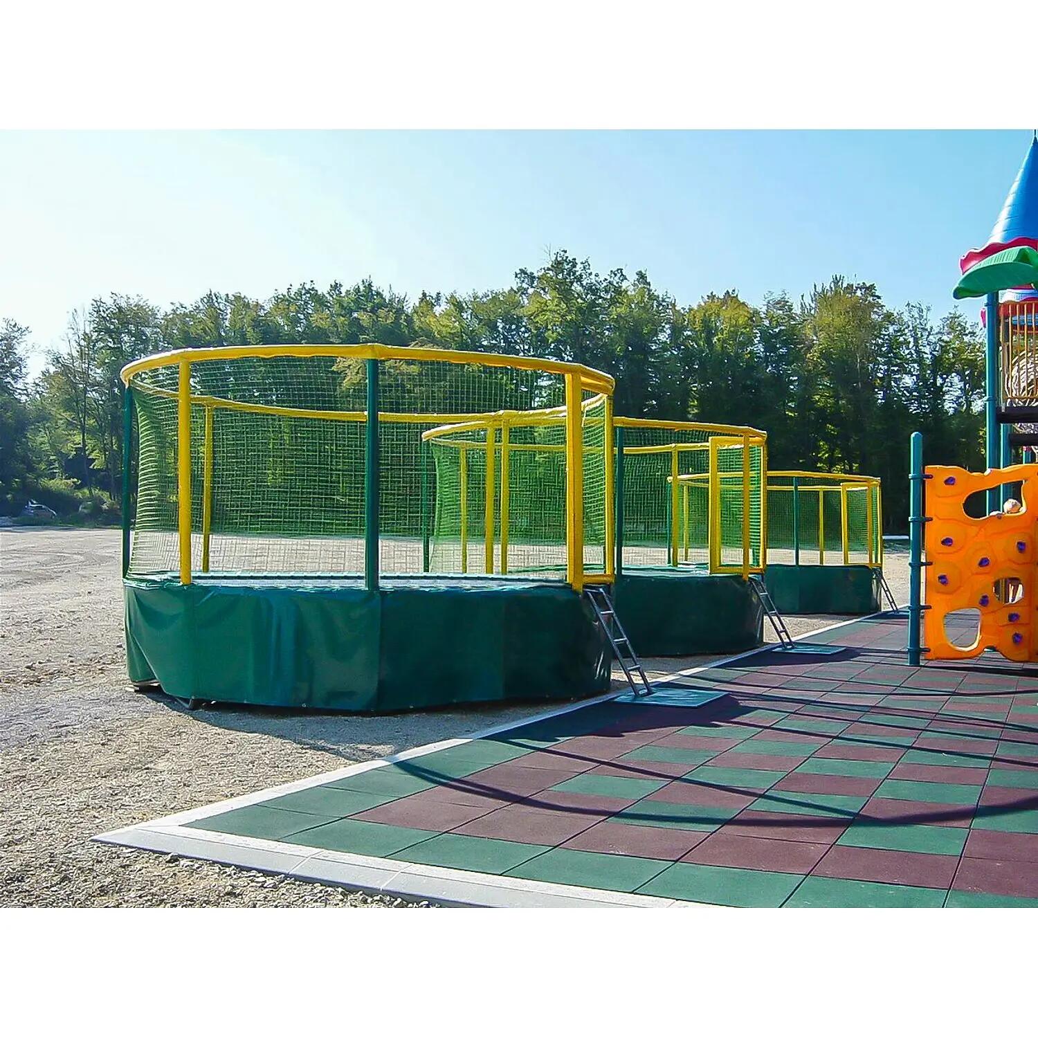 Trampolin Gallus 360 cm Grün-Gelb Trampolin Unisex Grün-Gelb 4/5