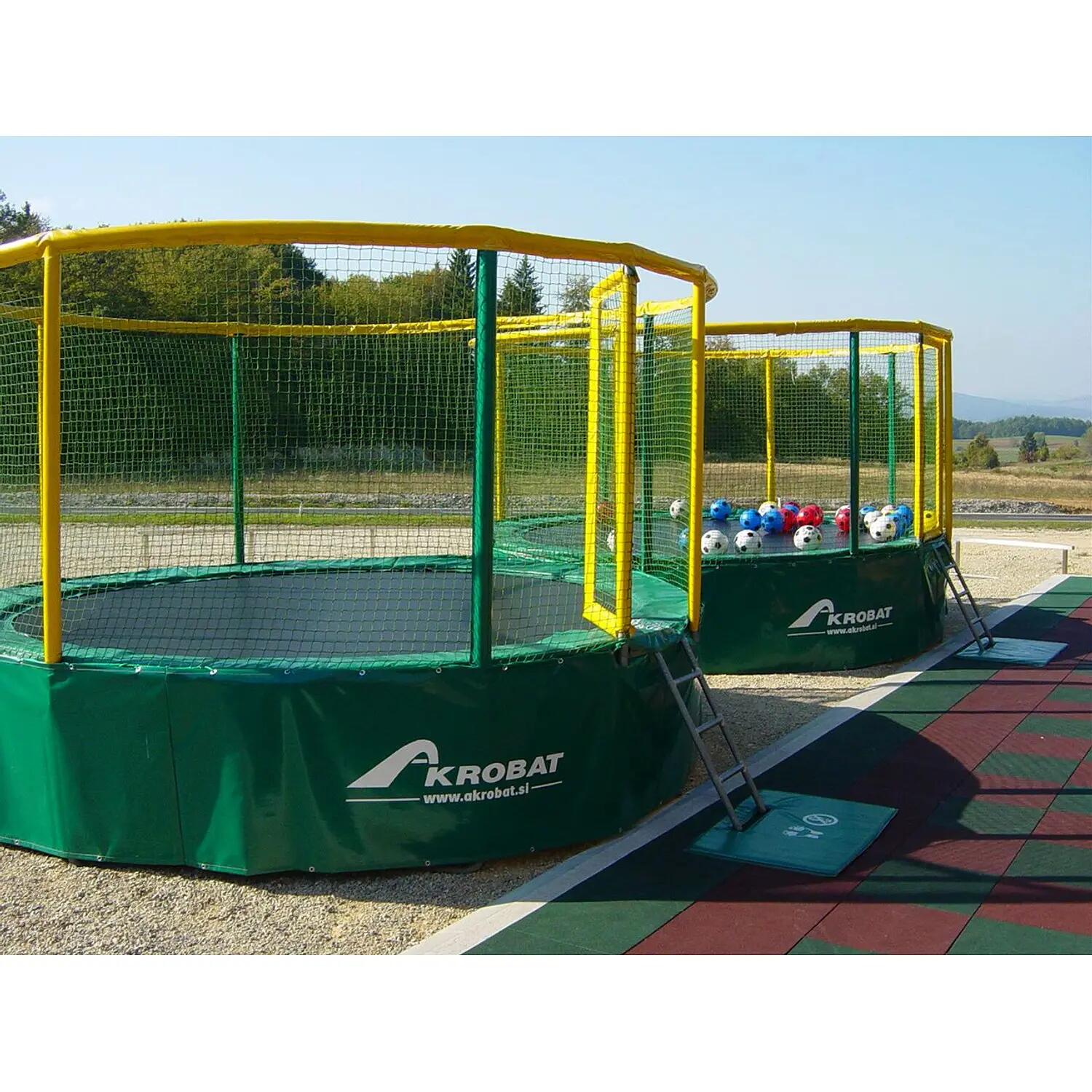 Trampolin Gallus 360 cm Grün-Gelb Trampolin Unisex Grün-Gelb 3/5