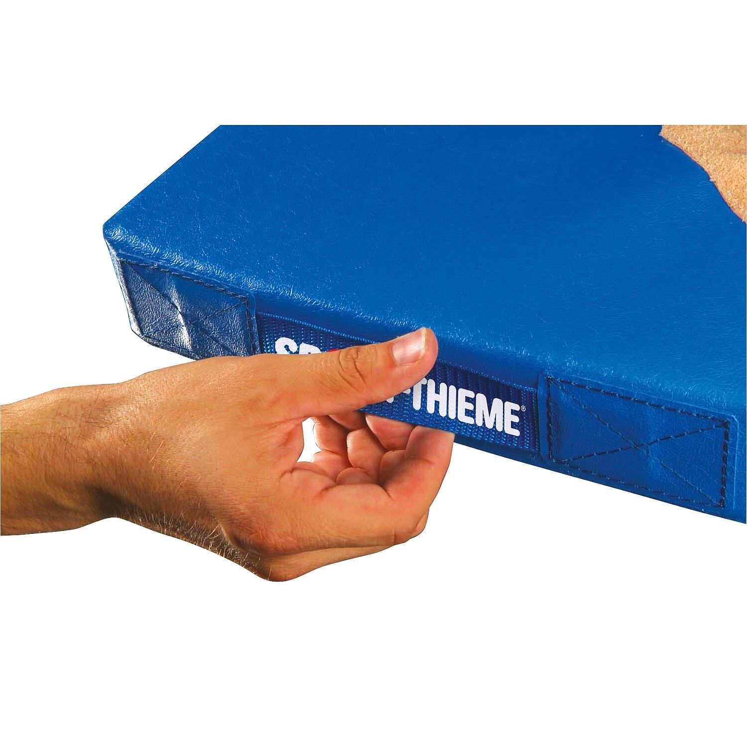 Turnmatte Super, 200x125x8 cm Turnmattenstoff Blau Basis Turnen 5/6
