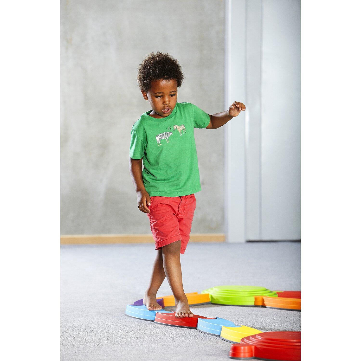 Balancierstrecke-Set Fluss-Landschaft Gesundheitssport Unisex 5/6