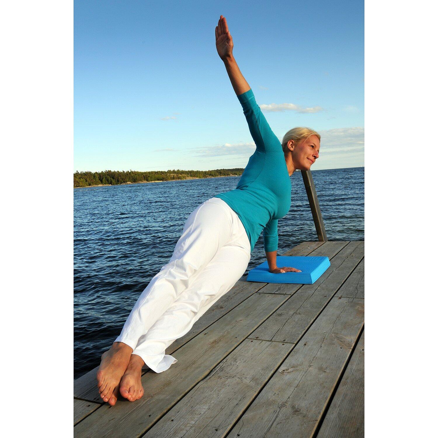 BalanceFit Dalle d'équilibre Bleu marbré Unisexe 3/5
