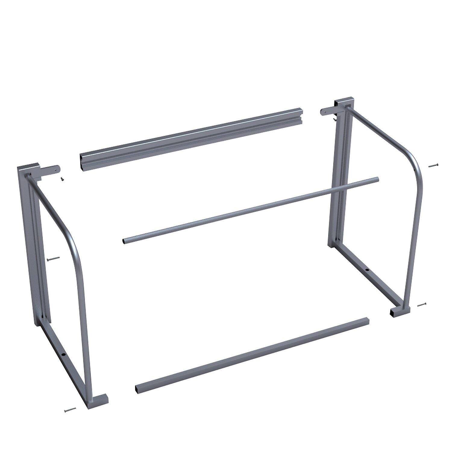 Mini-Fußballtor zerlegbar LxB: 120x80 cm Fußball Unisex Grün 5/6