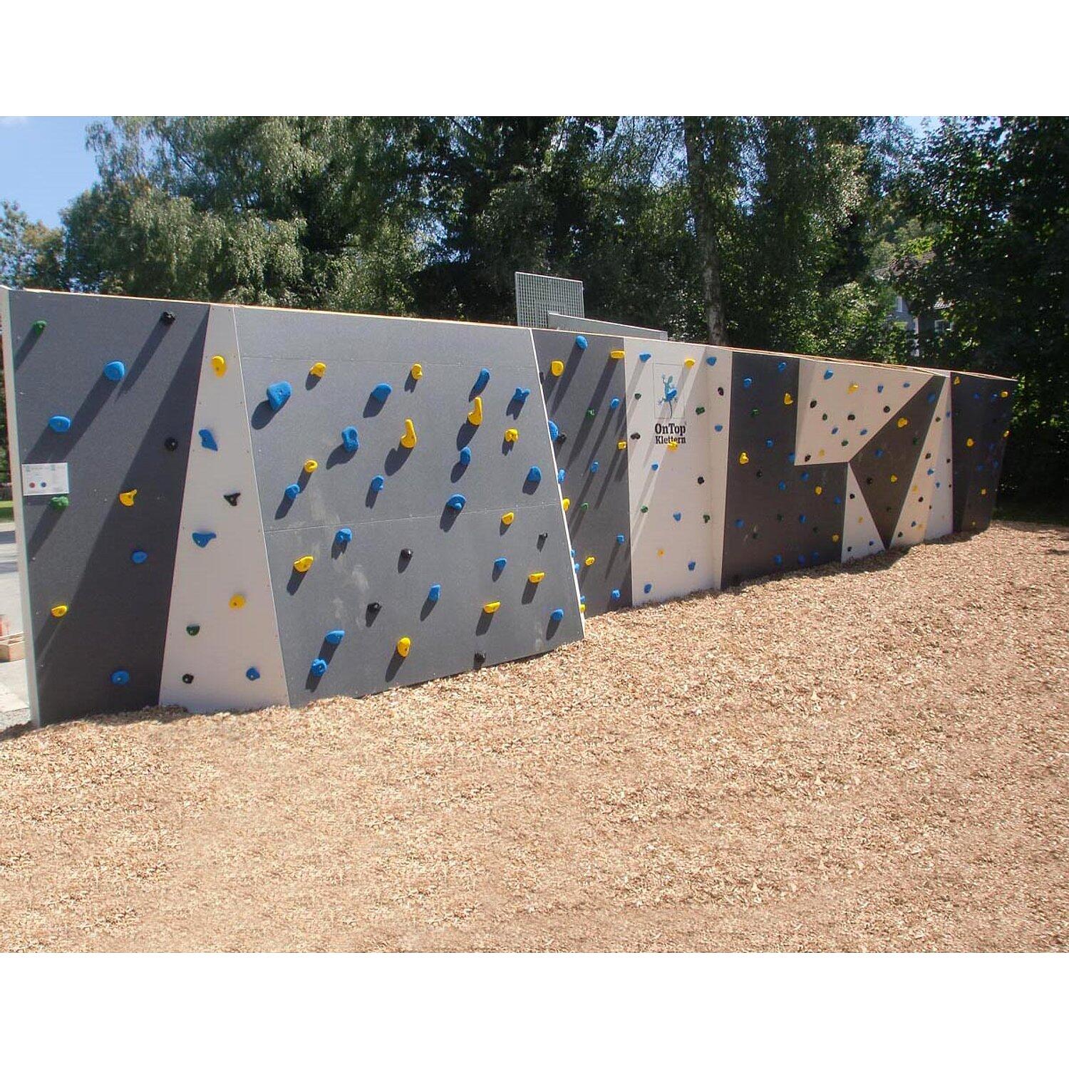 Boulderwand-Bausatz Outdoor Sport, Höhe 2,48 m 372 cm Ohne Überhang Klettern 4/6