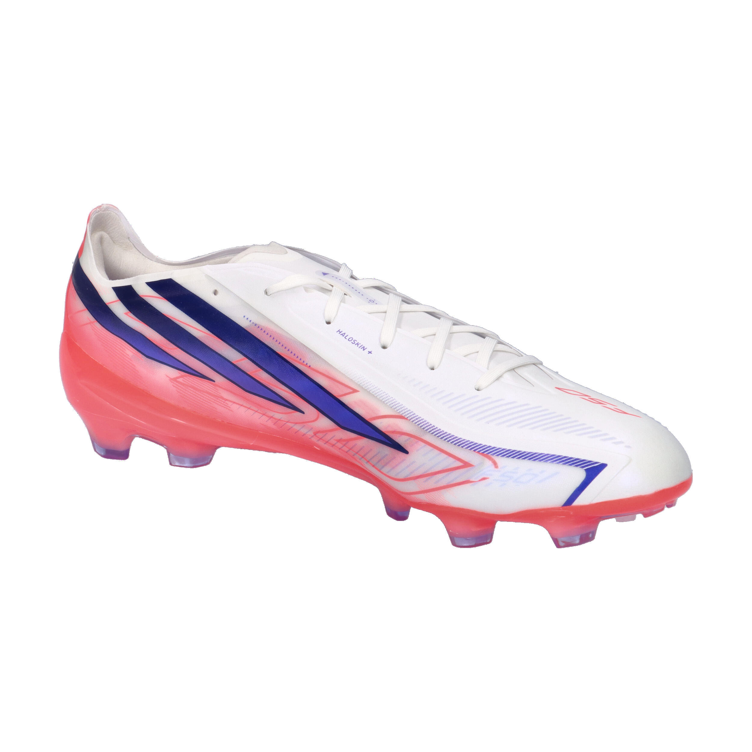 Adidas F50 Hyperfast Pro FG Branco e rosa 8/14