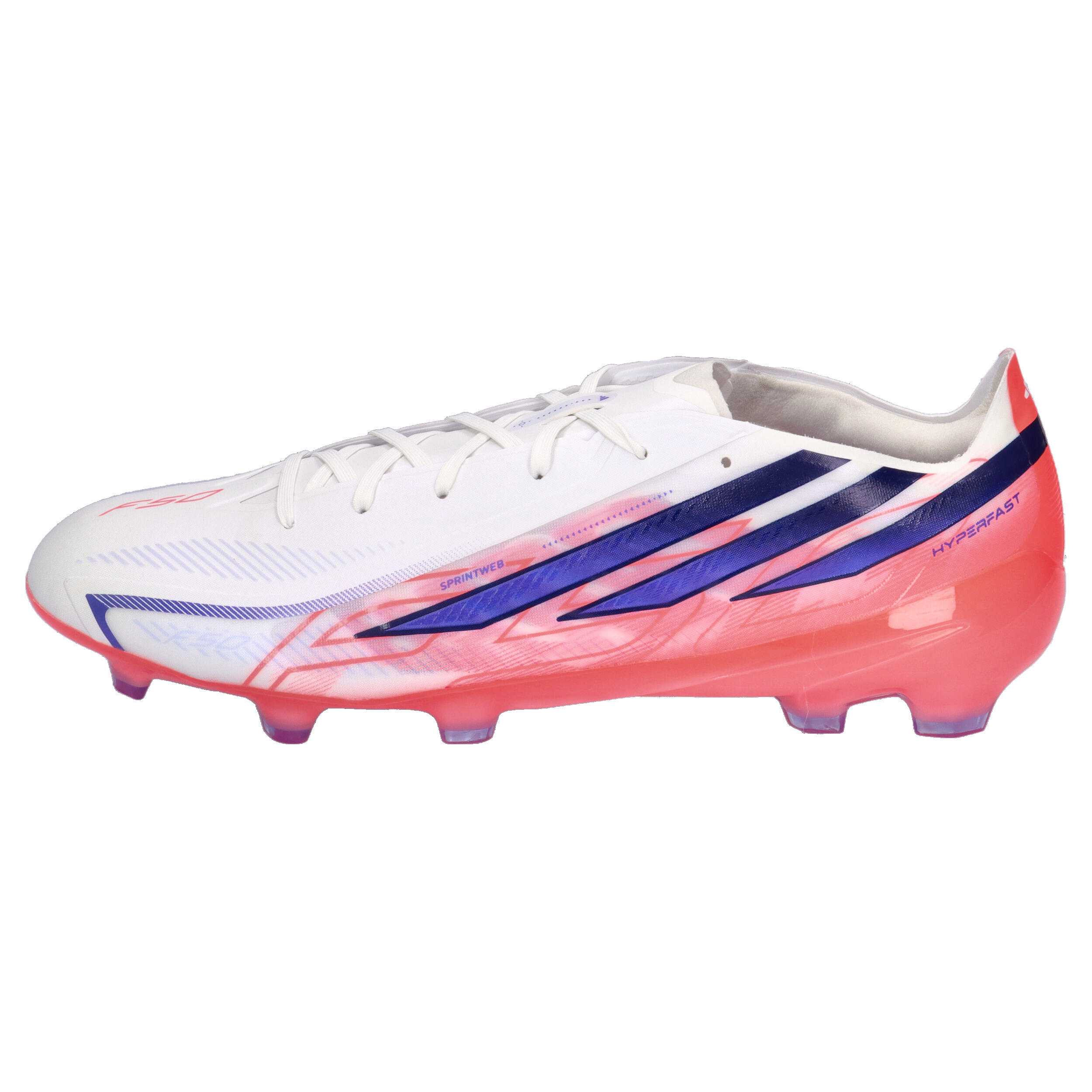 Adidas F50 Hyperfast Pro FG Branco e rosa 9/14