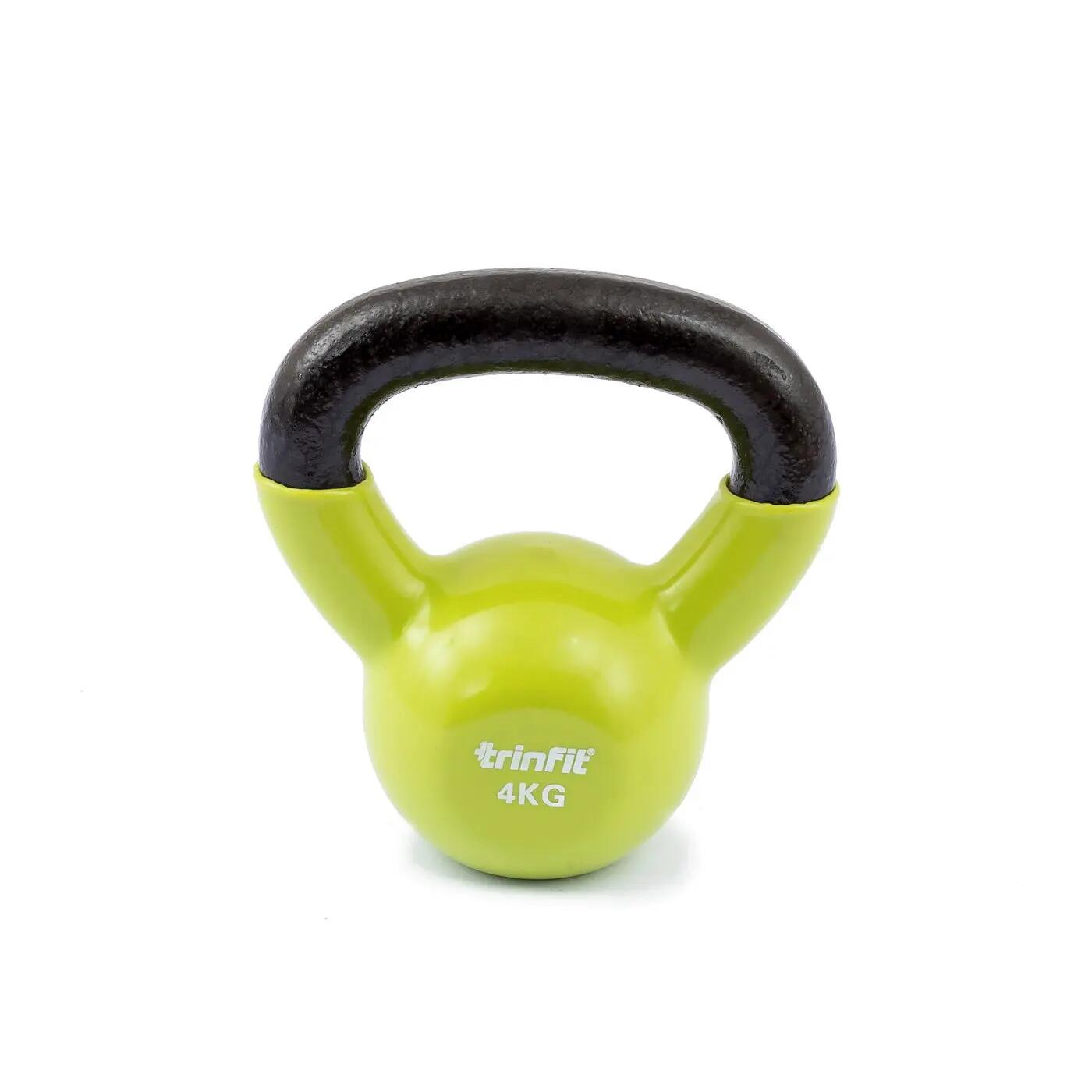 Kettlebell kovový vinyl varianta 10 kg 4/5