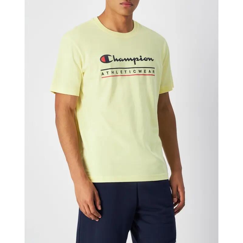 Camiseta - Deporte - Hombre - Algodón 220 g - Amarillo 2/5
