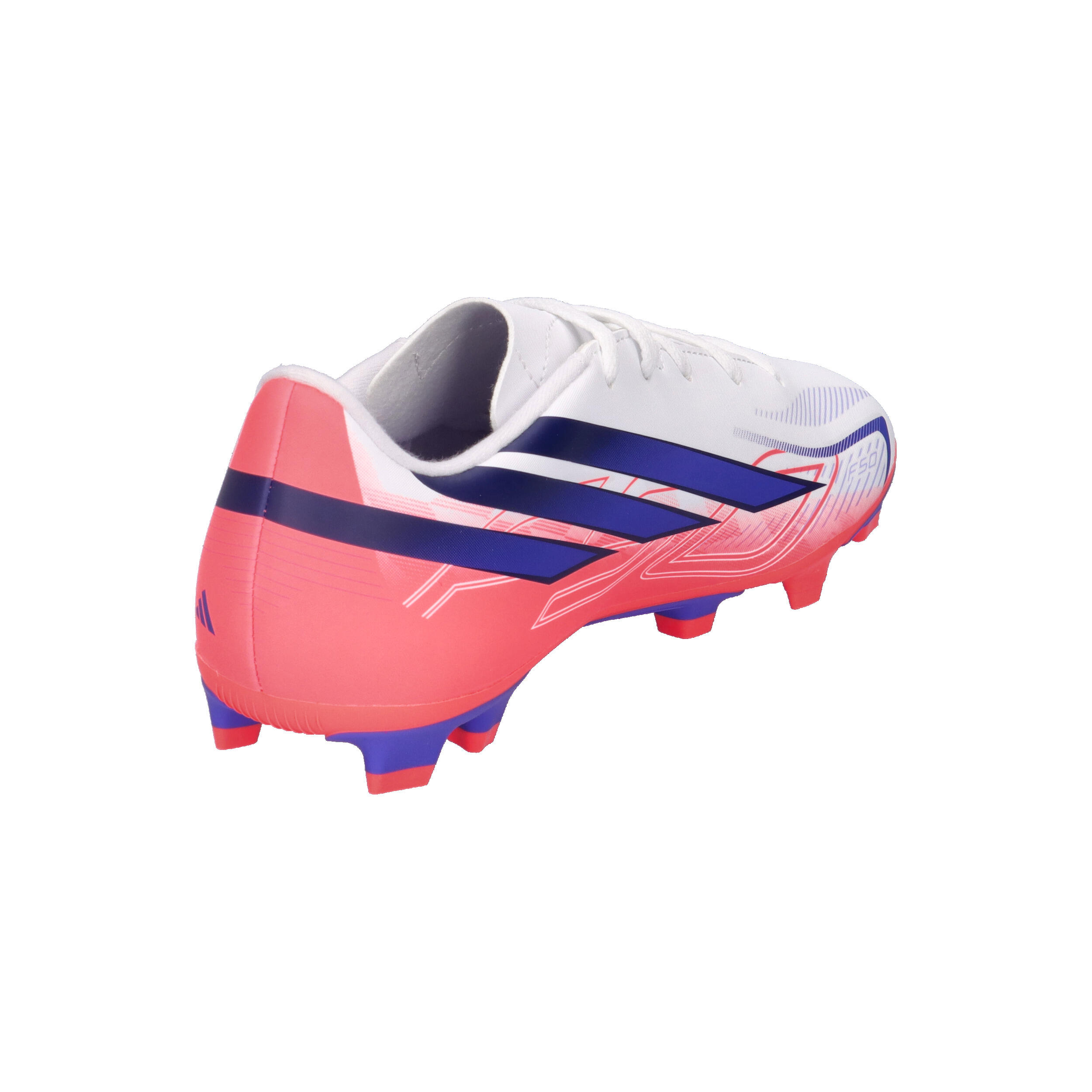 Junior Adidas F50 Hyperfast Club FG/MG Bianco e rosa 13/14