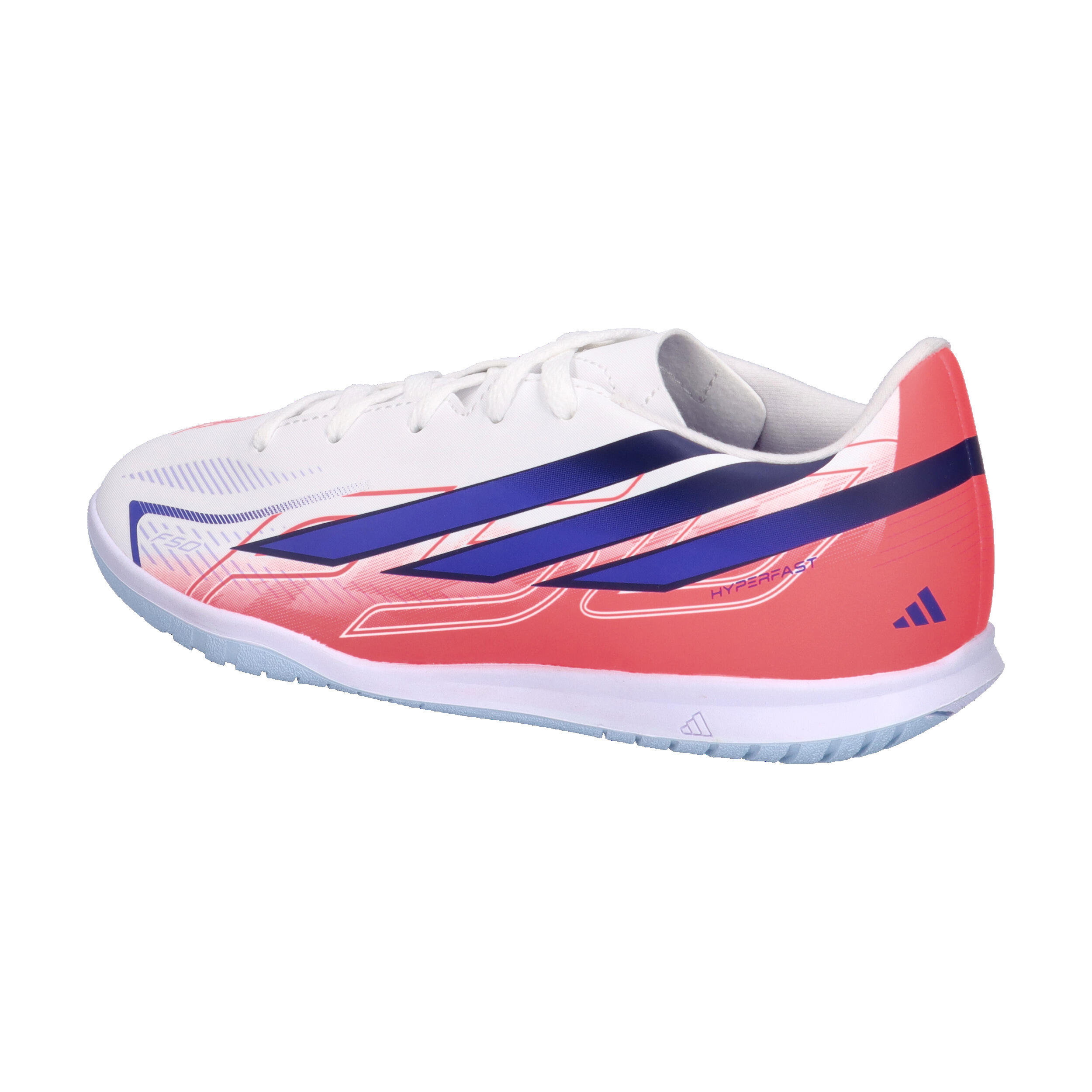 Bota de fútbol sala F50 Hyperfast Club para niños 10/14