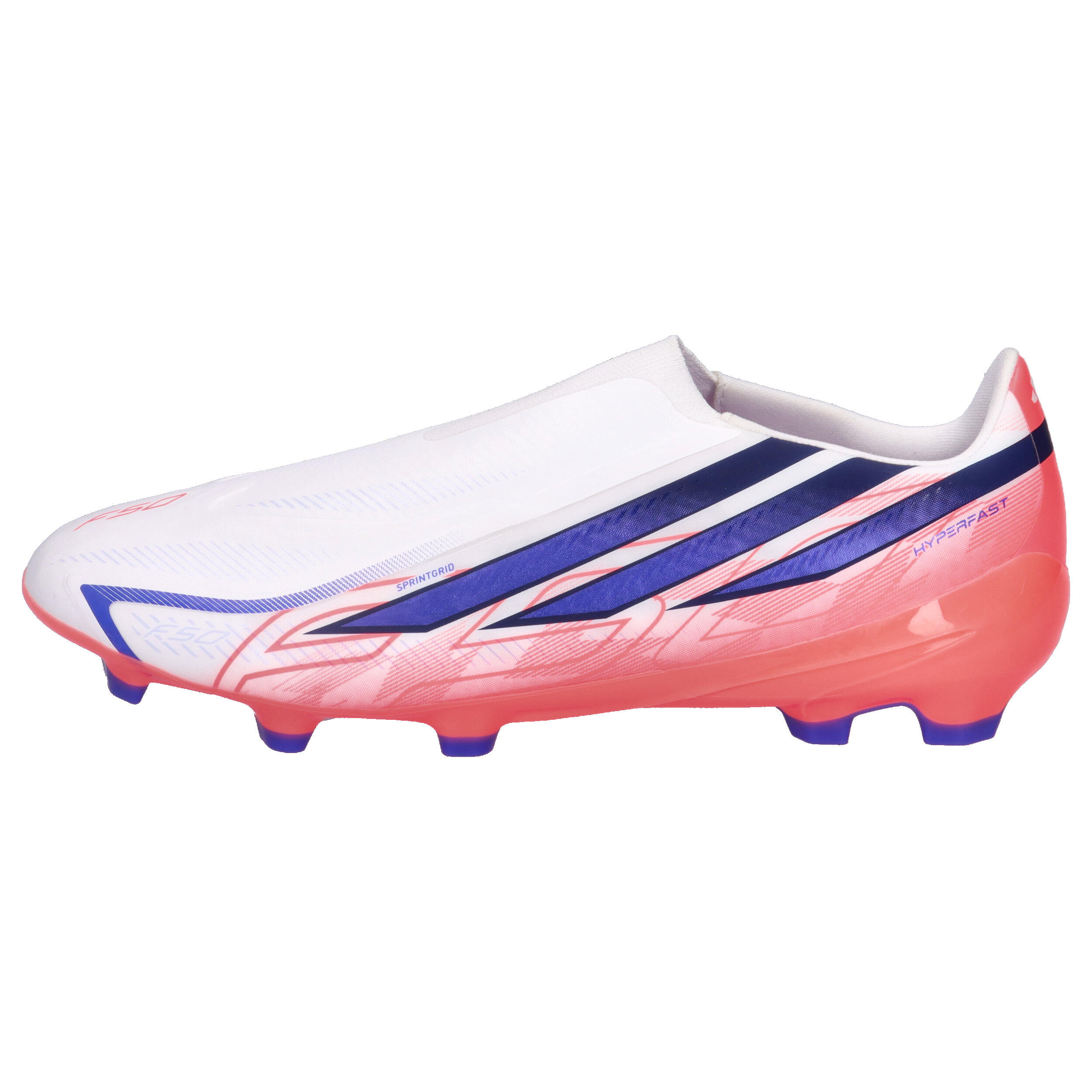 Botas de Futebol Sem Atacadores F50 Hyperfast League — Piso Firme 9/14