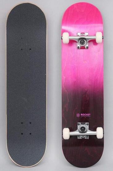 Rocket Skateboard - Doppelt getaucht lila 7,75