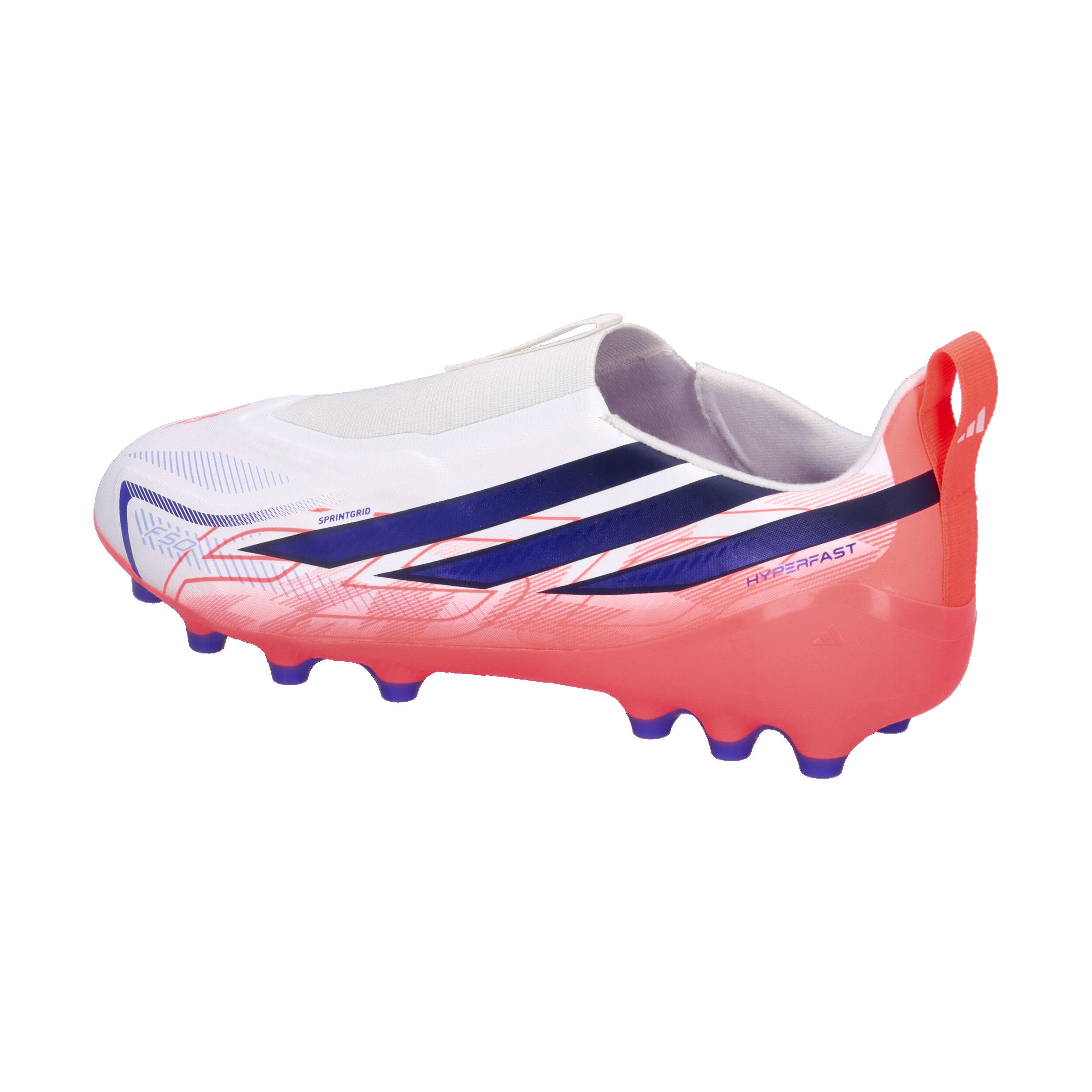 F50 HYPERFAST LEAGUE Kids Fußballschuh, Kunstrasen, ohne Schnürsenkel 10/14