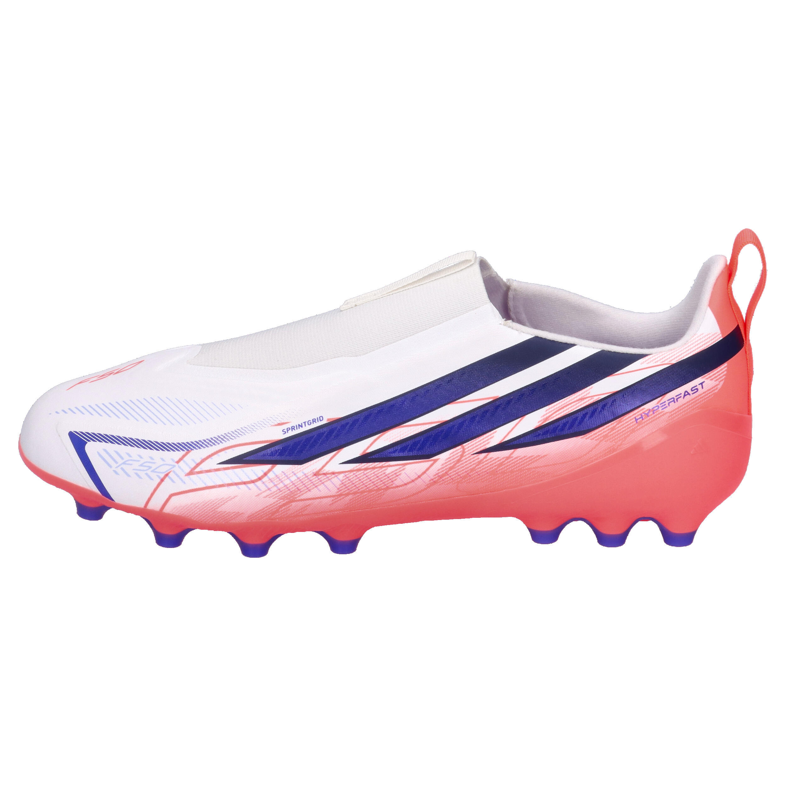 F50 HYPERFAST LEAGUE Kids Fußballschuh, Kunstrasen, ohne Schnürsenkel 9/14